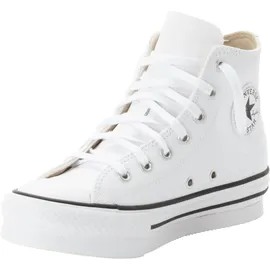 Converse Chuck Taylor All Star EVA Lift Leather Plateau-Sneaker Damen Schwarz/Weiß 32
