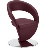 Moderano Stuhl, Edelstahl, Bordeaux, Metall, Textil, Drehteller, 62x86x61 cm, Goldenes M, Emas, Dgm, Lederauswahl, Stoffauswahl, Sitzfläche 360° drehbar, Gestellauswahl, Esszimmer, Stühle, Esszimmerstühle