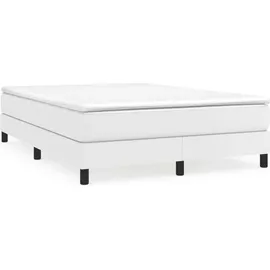 vidaXL Boxspringbett 140 x 200 cm Weiß