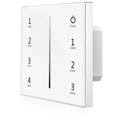 DOTLUX 4ZonenTouchpanel für einfarbige Empfänger DMX/Fusion-Technologie