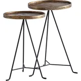 Wohnling Wohnling, Couchtisch - Beistelltisch, 2er (38 x 38 x 63 cm)