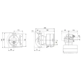 Grundfos Hocheffizienzpumpe MAGNA3 32-100 180 mm