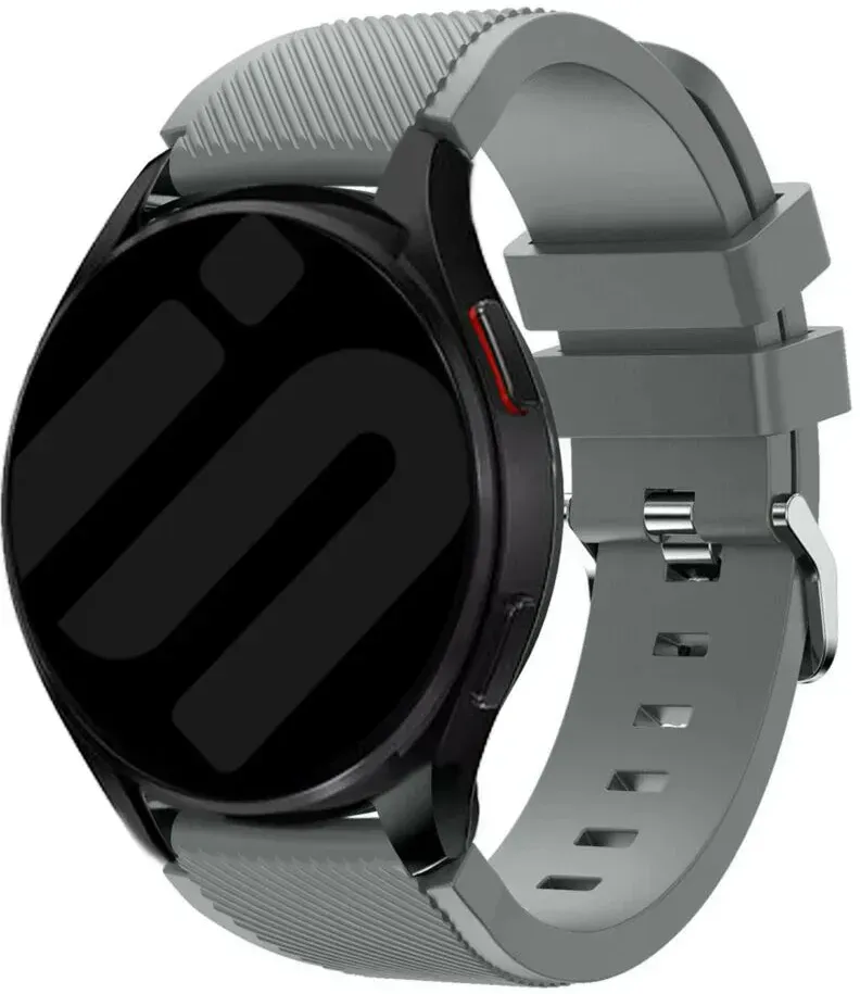 Strap-it Coros Apex 46mm Armband Silikon für Coros Apex  - 46mm - Grau - Schnallenverschluss
