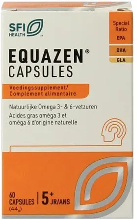Equazen Kapseln Omega 3 & 6 Fettsäuren Nahrungsergänzungsmittel 60 Kapseln