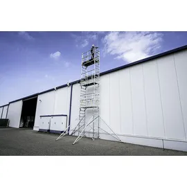 MUNK FlexxTower SGX Aluminium 7,55 m mit vorlaufendem Geländer
