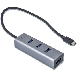 iTEC i-tec USB-C HUB 4 port USB 3.0 Metall