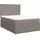 vidaXL Boxspringbett 140 x 200 cm Taupe
