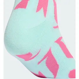 adidas Lionel Messi Print Socken 3er Pack Semi Flash Aqua/White/White 40-42