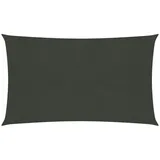 vidaXL Sonnensegel 160 g/m2 Anthrazit 3,5x5 m HDPE