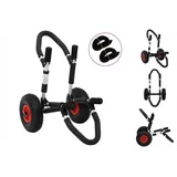 vidaXL Sup Trolley für Surfbrett Klappbar 45 kg Aluminium