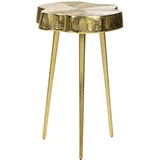 Beliani Beistelltisch, Gold, Freiform, 30x50x30 cm,
