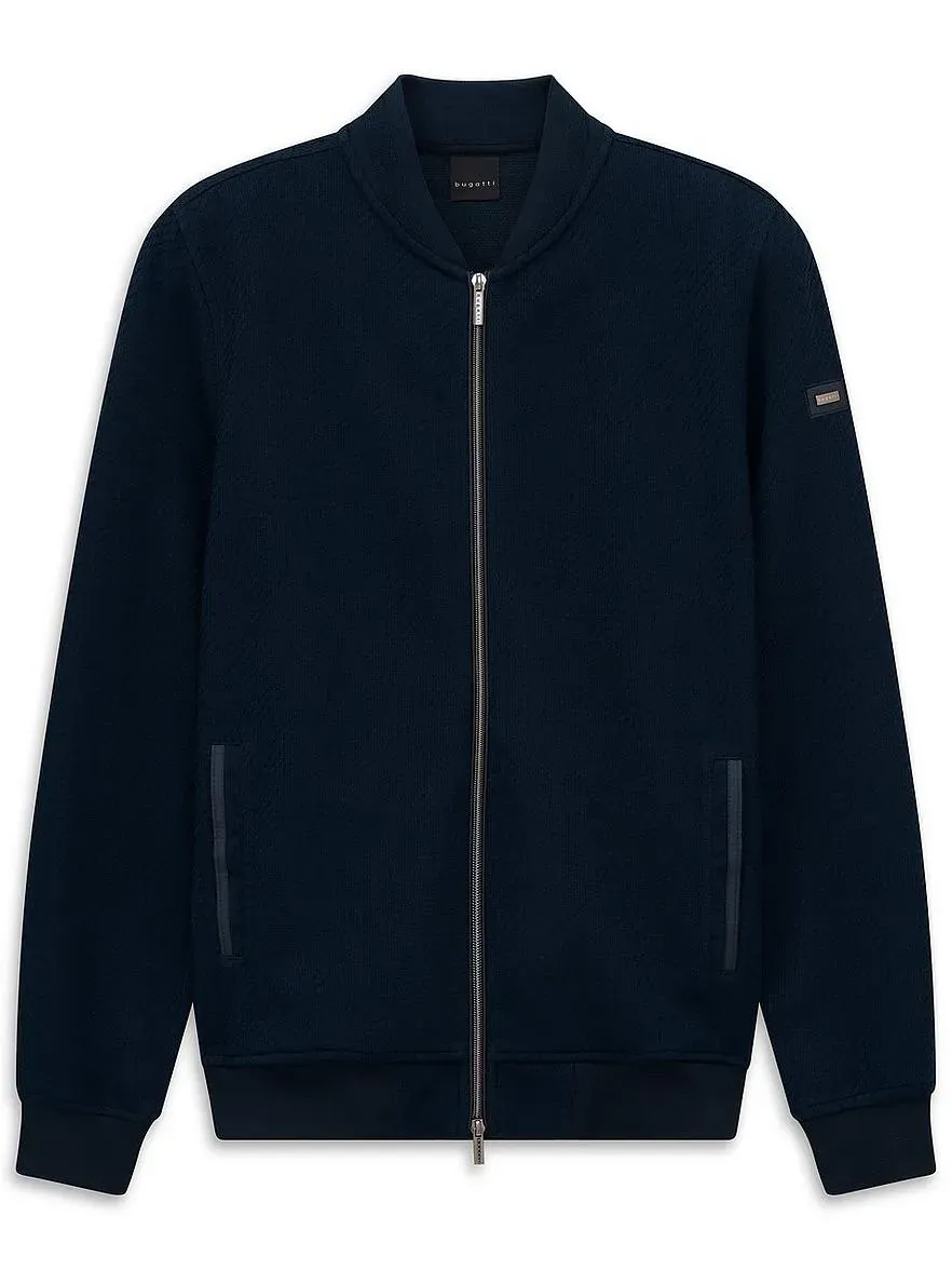 Sweatjacke Modern Fit Bugatti blau, 52