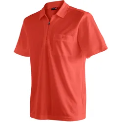 Funktionsshirt MAIER SPORTS "Arwin 2.0", Herren, Gr. XXXL, rot (feuerrot), 100% Polyester, Rundhals, Kurzarm, Shirts, Eignet sich ideal für Wanderungen und Freizeitaktivitäten