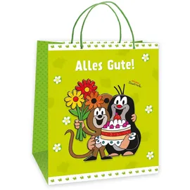Trötsch Verlag Trötsch, Geschenkverpackung, Geschenktragetasche 3D groß Torte Maulwurf (Geschenktüte)