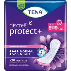 TENA DISCREET Inkontinenz Einlagen normal night 20 St.