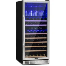 Klarstein Vinovilla Grande 116 Built-in Duo Großraum-Weinkühlschrank 313l Fl. LED