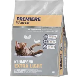 PREMIERE Extra Light Babypuder Klumpstreu 12 l