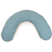 Theraline Bezug Frühchenkissen 100 x 15 cm Punkte türkis