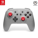 PowerA Kabelloser PowerA-Controller für Nintendo Switch, - Retro-Grau, Gamepad, Spiele-Controller, kabelgebundener Controller offiziell lizenziert