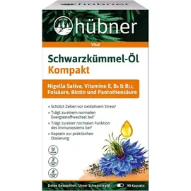 Hübner Schwarzkümmel-Öl Kompakt Kapseln 90 St.
