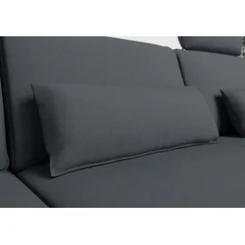sit&more Polsterauflage 65 x 25 x 10 cm grau 2-tlg.