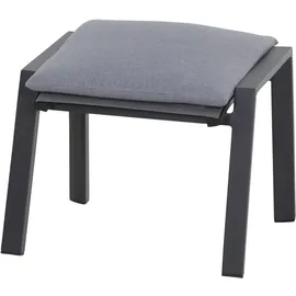 Siena Garden Valencia Hocker 57 x 49,5 x 44,5 cm grau 1 St.