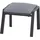 Siena Garden Valencia Hocker 57 x 49,5 x 44,5 cm grau 1 St.