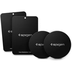 Spigen A210 Metallplatten – Magnetische Autohalterung Platten, Metallplatten für Autohalterung