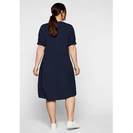 sheego Etuikleid Blau 44