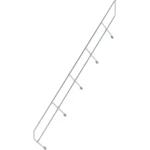 Günzburger Zweiter Handlauf Aluminium-Treppe 45° 16 Stufen