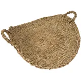 BURI Aufbewahrungsbox Seegras Zeitschriften-Ablagekorb 65,5cm Zeitungskorb Kaminkorb Aufbewa