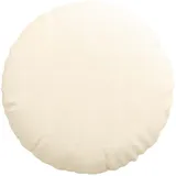 vidaXL Sitzkissen Ø 60 cm creme 2 St.