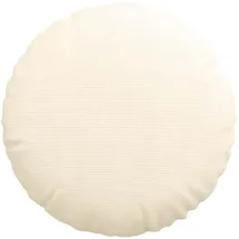 vidaXL Sitzkissen Ø 60 cm creme 2 St.