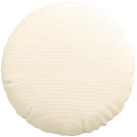 vidaXL Sitzkissen Ø 60 cm creme 2 St.