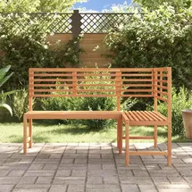 vidaXL Garten-Eckbank 140 x 140 x 85 cm Braun