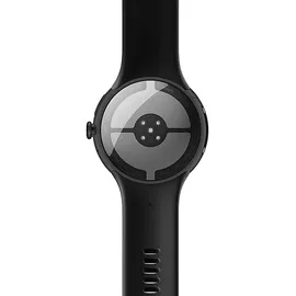 Google Pixel Watch 4 45 mm Aluminiumgehäuse Matte Black/Sportarmband Obsidian