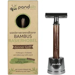PANDOO Rasierhobel mit schmalen Griff