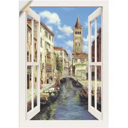 Artland Wandbild »Venedig«, Venedig, (1 St.), als Leinwandbild, Wandaufkleber in verschied. Größen Artland Farbe Bild(er): naturfarben