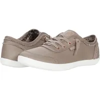 Skechers Damen Bobs B Cute Sneaker - Memory Foam, Flexible Laufsohle, leichte vegane Schuhe, Taupe, 9 Wide - 39.5 EU Weit