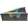 Corsair VENGEANCE RGB 64GB (2x32GB) Bis zu 5600MHz CL36 AMD EXPO Intel XMP 3.0 Desktop-Arbeitsspeicher – Grau (CMH64GX5M2B5600Z36K)