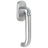 DENI Fenstergriff VA ma 20-40mm U-Form,verschließbar