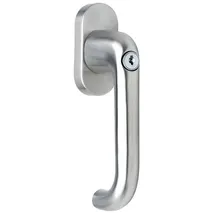 DENI Fenstergriff VA ma 20-40mm U-Form,verschließbar
