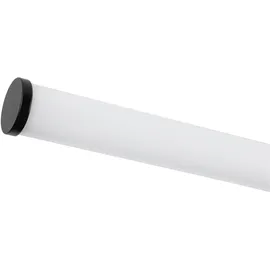 EGLO LED Spiegelleuchte Ramola, Lampe Spiegel Badezimmer, Spiegellampe aus Metall in Schwarz und Kunststoff in Weiß, warmweiß - kaltweiß, IP44, L 60 cm