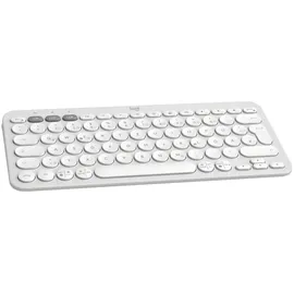 Logitech Pebble Keys 2 K380s weiß, Logi Bolt, USB/Bluetooth, DE (920-011796)