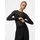 Pieces Spitzenshirt PCHAZEL LS LACE TOP NOOS Schwarz L