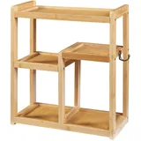 [en.casa] Badezimmerregal Höör 42x37x17 cm Bambus