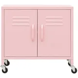 vidaXL Lagerschrank Rosa 60x35x56 cm Stahl