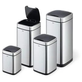 Durable Sensor Abfalleimer 6 l Silber