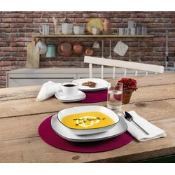 Seltmann Weiden Seltmann Suppenteller eckig 21 cm -Lido- eckig