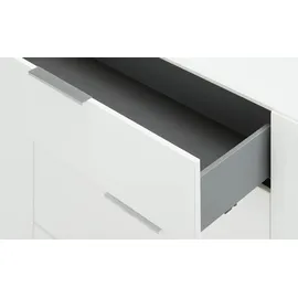 Möbel Kraft Sideboard 226 x 99 x 40 cm Weiß